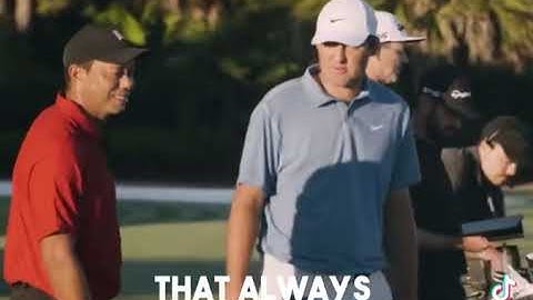 Tiger Woods divots?  Ryder Cup Scottie Scheffler #golf #tiger #tigerwoods #espn #shorts