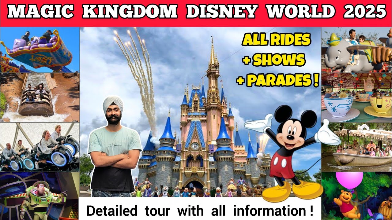 Magic kingdom disney world orlando 2025 | Walt disney world magic kingdom rides | Magic kingdom tour