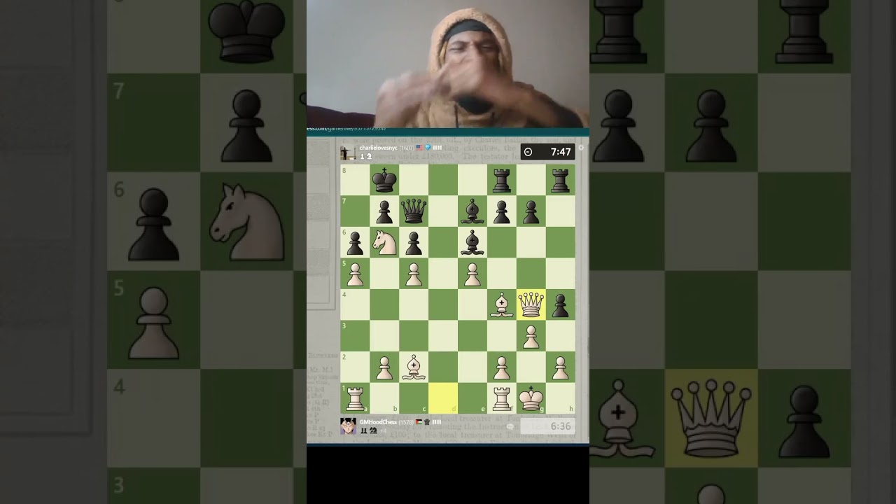 Chess Master Finds Beautiful Queen Exchange Sacrifice ♟️