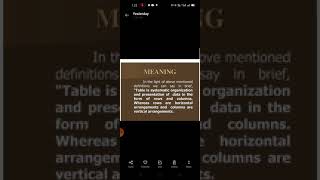 Tabulation of Data- meaning definition and types