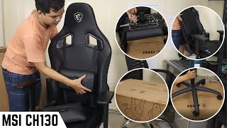 Unboxing and Install MSI MAG CH130 Gaming Chair