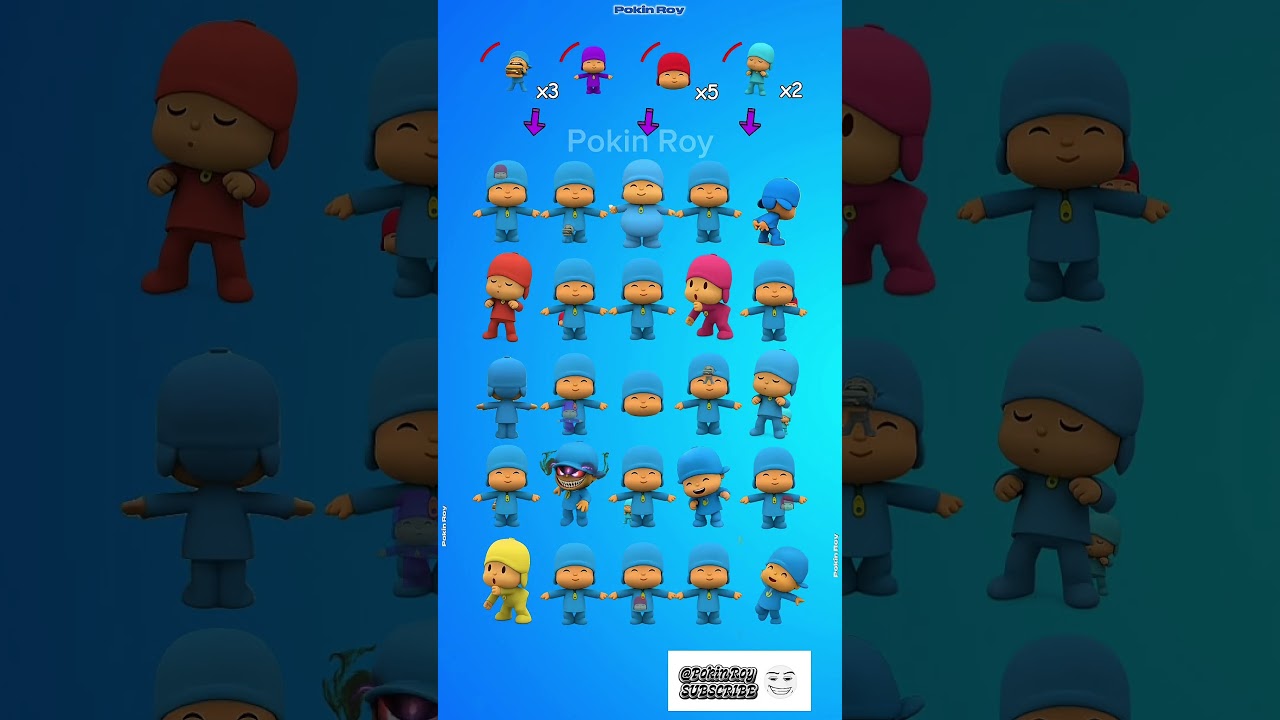 Find Odd 👀 Pocoyo 