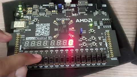 "seven segment" display on Boolean Board
