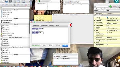 Style Button In PyQt or Qt Designer Python
