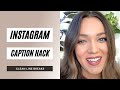 How to Get Clean Instagram Caption Line Breaks | Instagram Tips 2021