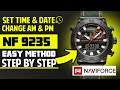 How to Set Time in NAVIFORCE 9235 Watch| NF 9235 Naviforce Watch Time and Date Setting| Easy Method!