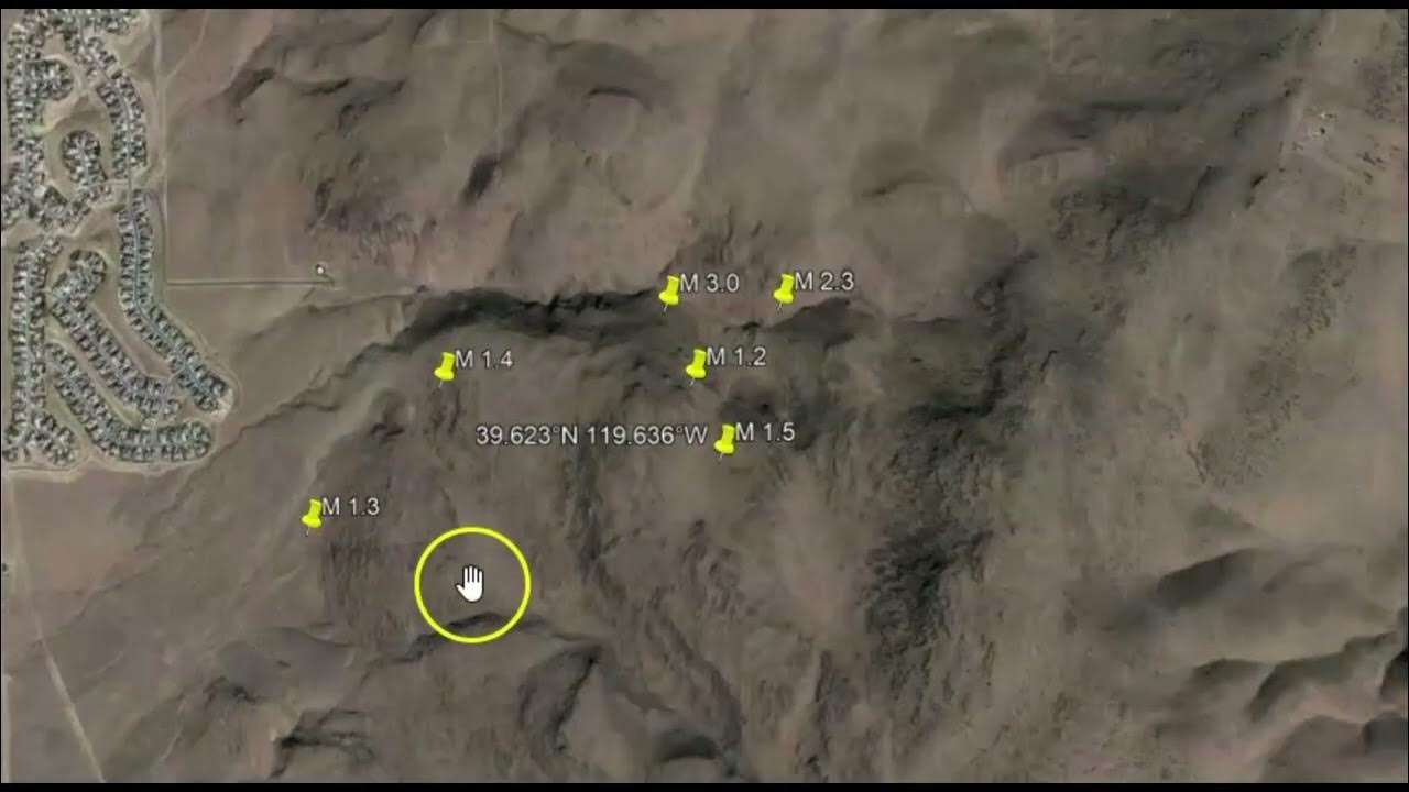 Nevada Spanish Springs, Earthquake Swarms Continues YouTube