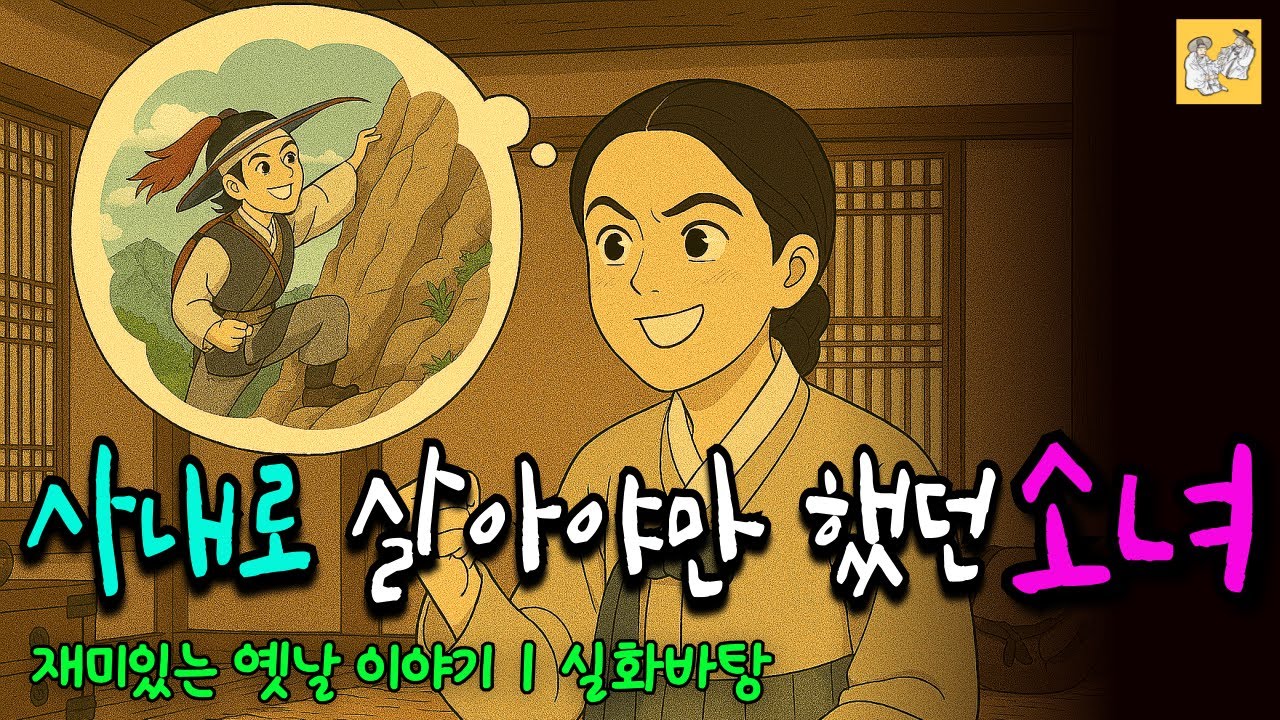 사내로 살아야만 했던 소녀I 옛날이야기 I 역사  I 조선민담 I 고전 I 야담 I 야사 I 들으면서 잠드는 옛이야기