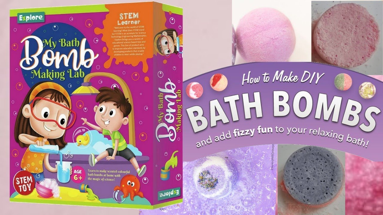 Stem Learner My Bath Bombs & Bath Salt Making Kit | MMT