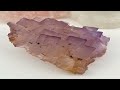 PURPLE CUBIC FLUORITE CRYSTAL CLUSTER ON MATRIX | ONE OF A KIND