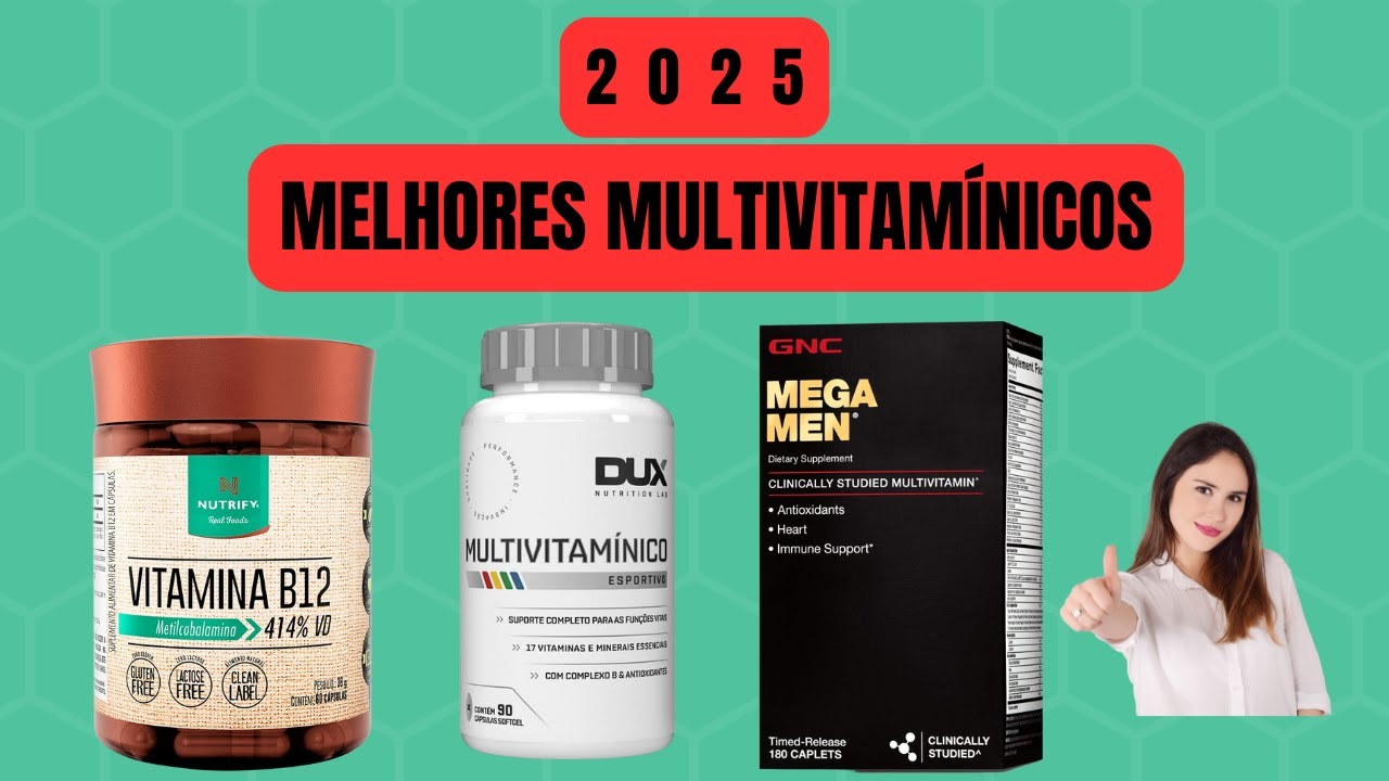 Qual o MELHOR Multivitaminico CUSTO BENEFICIO em 2025? Os 3 Melhores ...