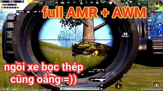 PUBG Mobile - Game Đấu Với Hàng Chục Cây Sniper AWM + AMR | Xe Bọc Thép Khóc Thét
