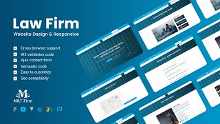 M&T | Law Firm Template | Bootstrap |  DesignToCodes