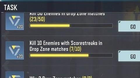 Kill 10 enemies with Scorestreak in drop zone matches