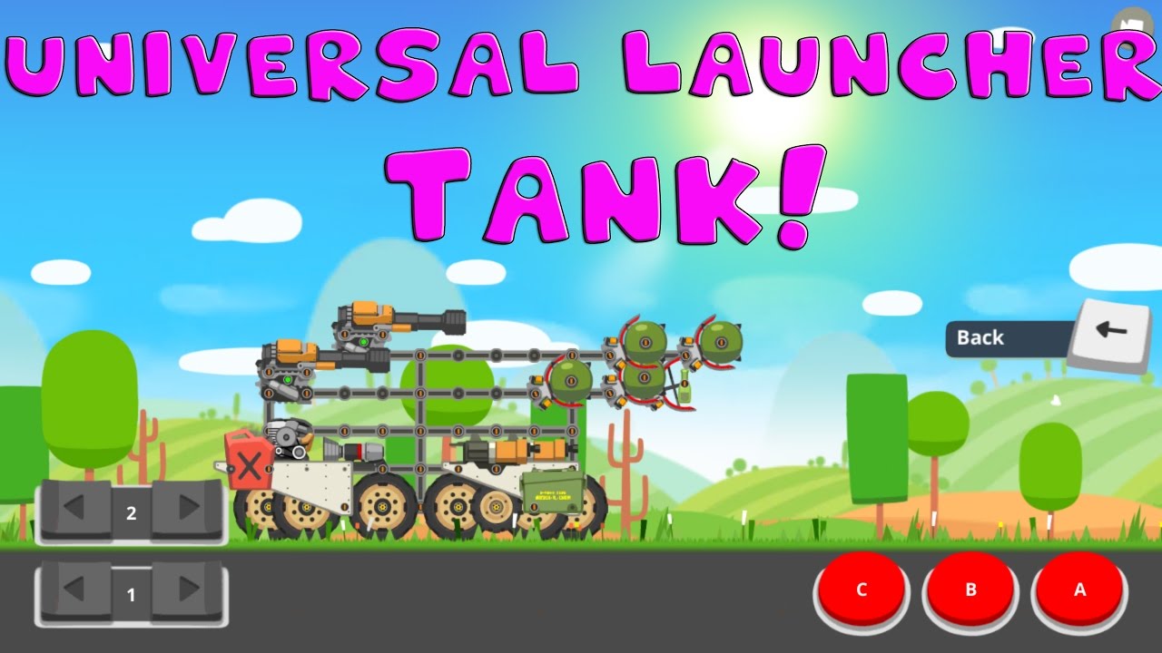 Super Tank Rumble Universal Launcher Tank Tutorial - YouTube