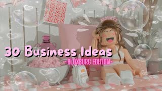 BLOXBURG//30 MONEY Making Businesses/Twinkles*⭑