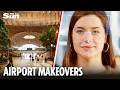 Wood ceilings, indoor palm trees & biometric check-in: 5 major US airport remodels in 2026