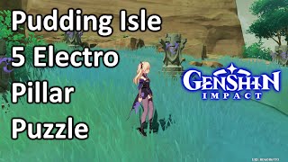 Pudding Isle 5 Electro Pillar Puzzle Genshin Impact