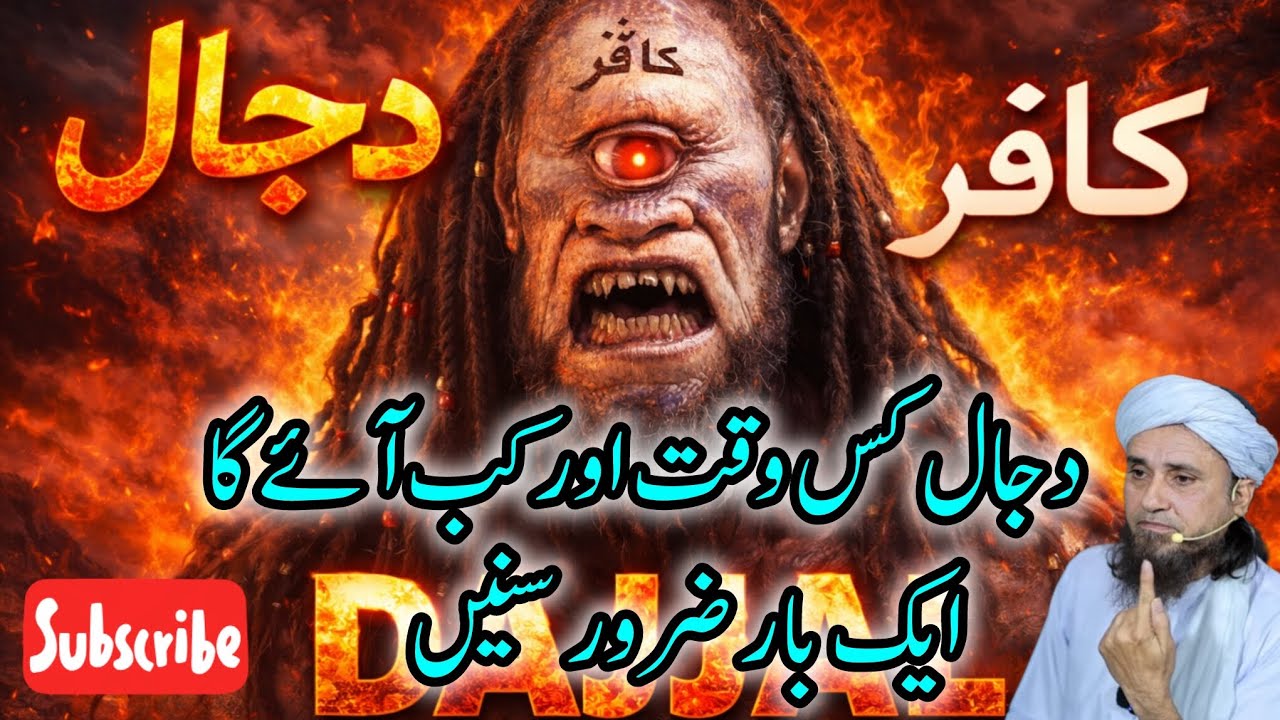 Dajjal kis Waqt aur kab aaega 😱🕋 ! Ejaz yasin4 Mufti tariq masood bayan