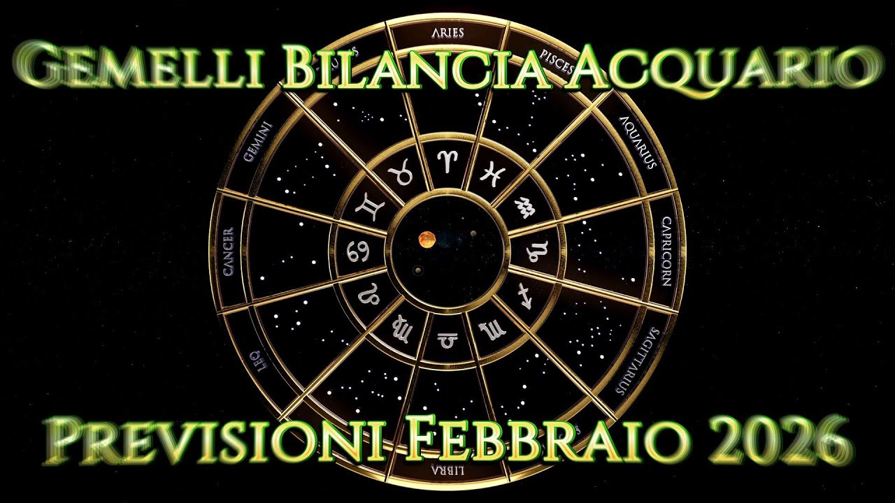 PREVISIONI GEMELLI BILANCIA ACQUARIO FEBBRAIO 2026