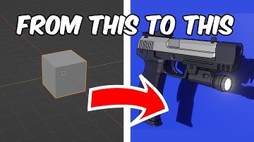 How I Make Low Poly Guns In Blender