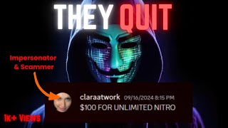 Taking Down a Discord Scammer! (THEY QUIT) Wealth