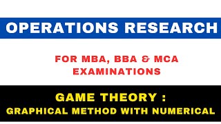 How to Solve Game Theory Problems: Graphical Method for MBA/UGC NET