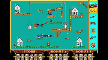 The Even More Incredible Machine - Puzzle 156: "Expert: Where is my Home?" (1993) [MS-DOS]