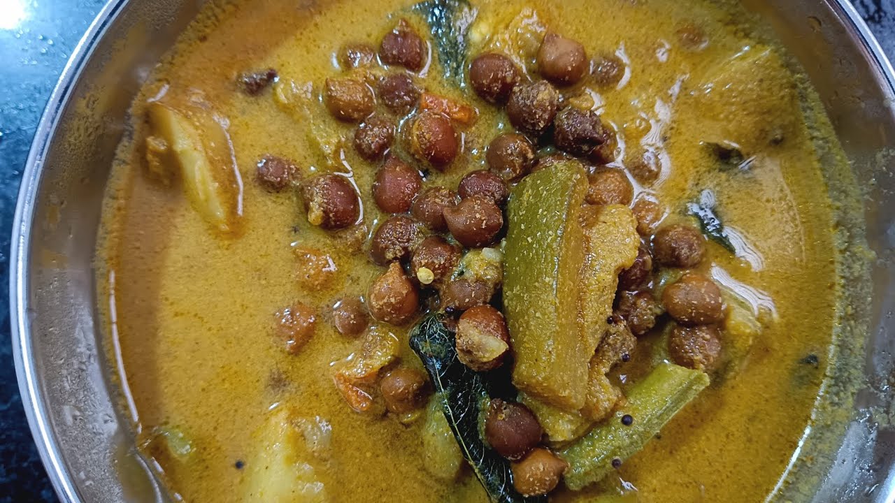 ರುಚಿಯಾದ ಕಡಲೆಕಾಳು ಮತ್ತು ತರಕಾರಿ ಸಾಂಬಾರು#tasty kadle Kalu sambar