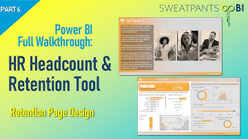 Full-Length Power BI Report Build:  HR Headcount Tool (Part 6 - Retention Page Design Integration)