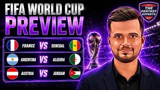 FIFA World Cup 2026 Preview: France vs Senegal | Argentina vs Algeria | Austria vs Jordan Preview