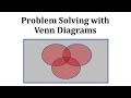 Solving Problems with Venn Diagrams