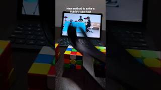 How to solve a Rubik's cube fast #rubikscube #speedcubing #cuber #cubing #memes #cubingshorts #cube