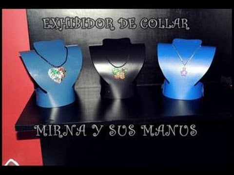 Interactuar Sanción País Exhibidor de collar reciclando....Rack necklace recycling - YouTube