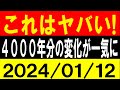 これはヤバい!4000年分の変化が一気に発生!地震研究家 レッサー