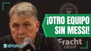 Gerardo Martino sobre lo que SUFRE Inter Miami sin Lionel Messi: \\