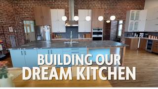 Our converted Schoolhouse: Building our DREAM KITCHEN