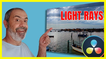 How to ADD Light Rays to your video in Davinci Resolve 18