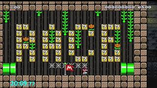 Super Mario Maker - Euro Blind Race #68: Spectral Shells Mansion. #Race
