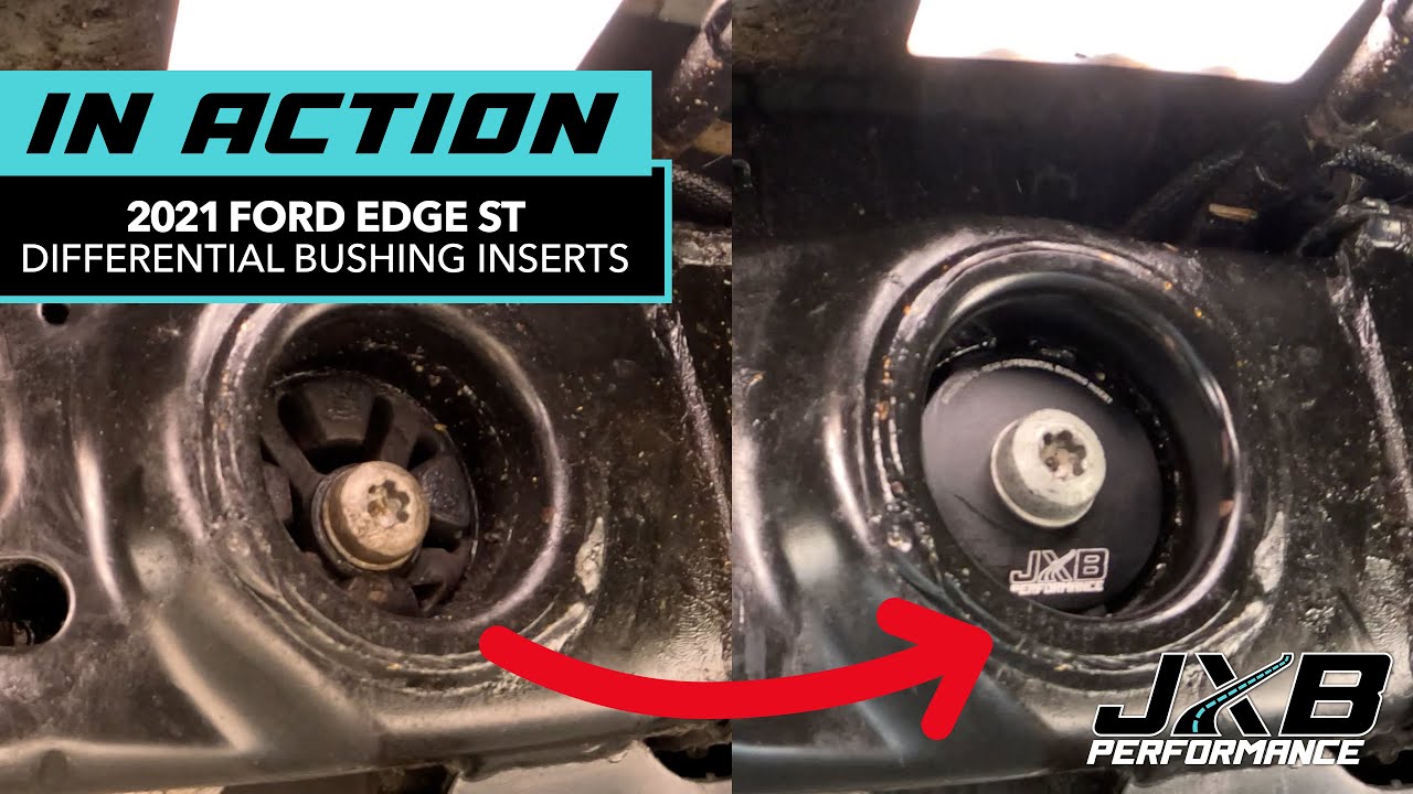 2021 Ford Edge ST Before/After Installing JXB Performance Differential Bushing Inserts