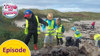Beach Clean | Time For School Full Episodes