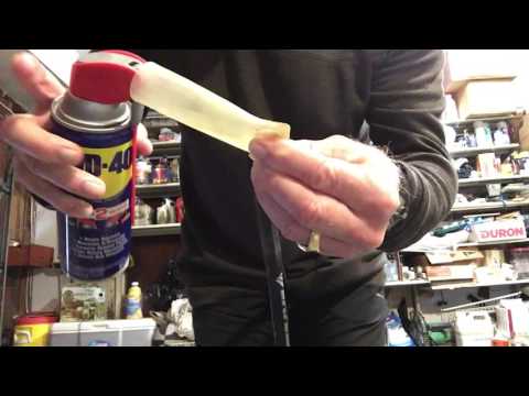 Racquetball racquet sleeve grip installation. jonathandbarlow@gmail.com