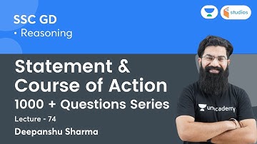 Statement &  Course of Action | 1000+ Questions Series | Reasoning | Deepanshu Sharma