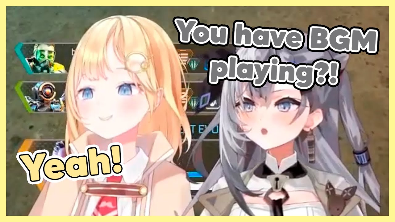 Zeta shocked Ame plays APEX with her Piano BGM ON