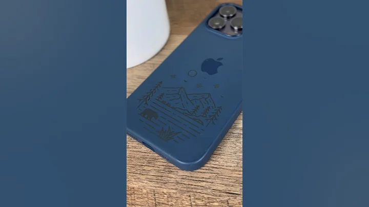 Turning an ordinary iPhone case into a mountain masterpiece 🏔️🌲🐻 #xtool #xtoolf1 #laserengraving