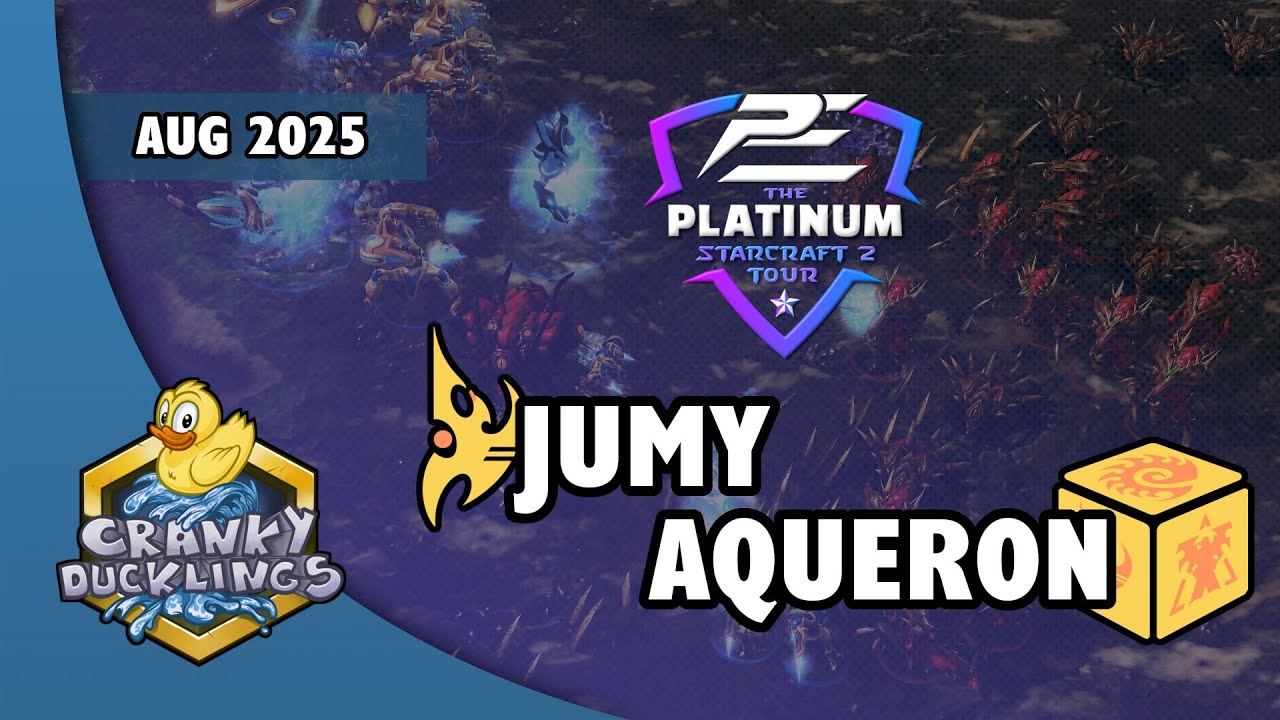Jumy vs AqueroN - PvR | Platinum StarCraft 2 League August 2025 | Monthly StarCraft 2 Tournament