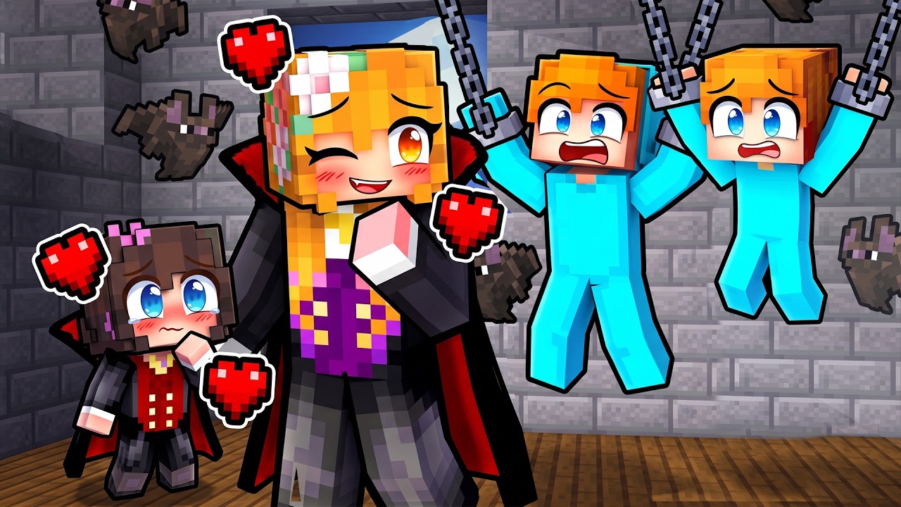Kidnappad Av Vampyr Tjejer I Minecraft!