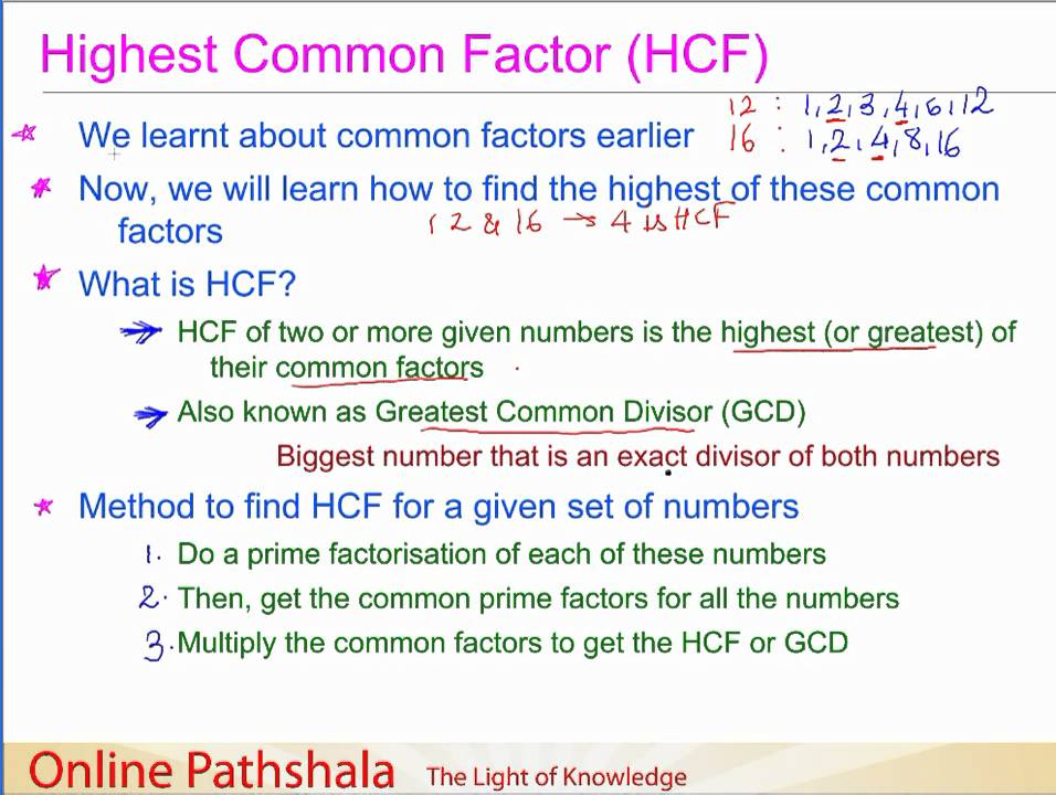 factor math 52 CBSE Highest YouTube 16 Common Factor (HCF) MATHS factor math 52 CBSE Highest YouTube 16 Common Factor (HCF) MATHS