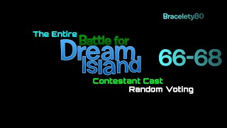 The Entire BFDI Contestant Cast Random Voting Eps. 66, 67, & 68