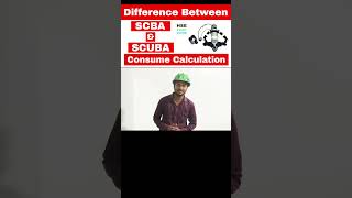 Deference between SCBA and Scuba consume calculations